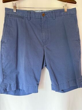 VTG Polo by Ralph Lauren Bright Blue Cotton Flat Front Shorts
